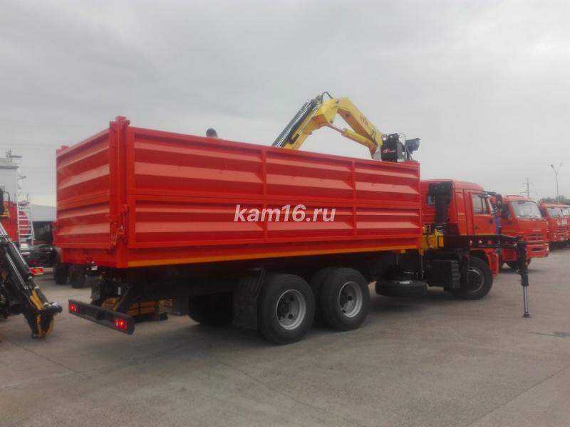 КАМАЗ 65115 самосвал с КМУ HYVA 170 (7 тн)