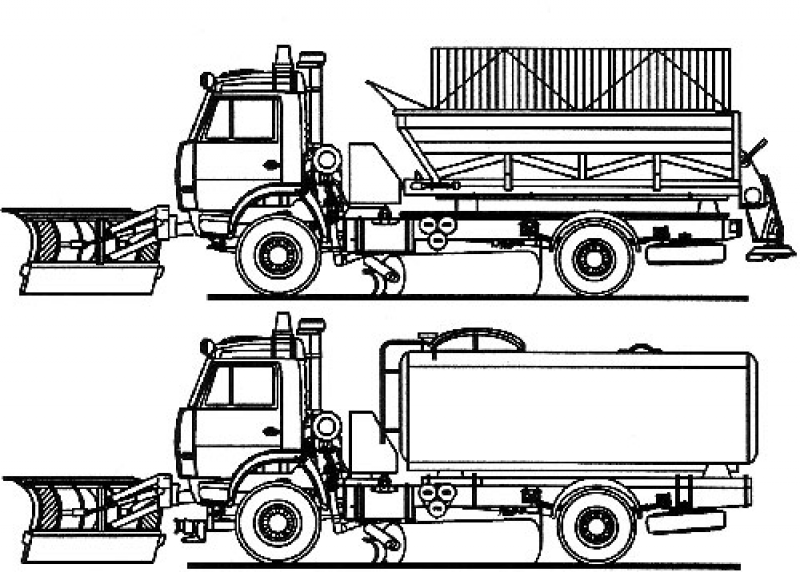 КО-806 КДМ (комбинированная дорожная машина)